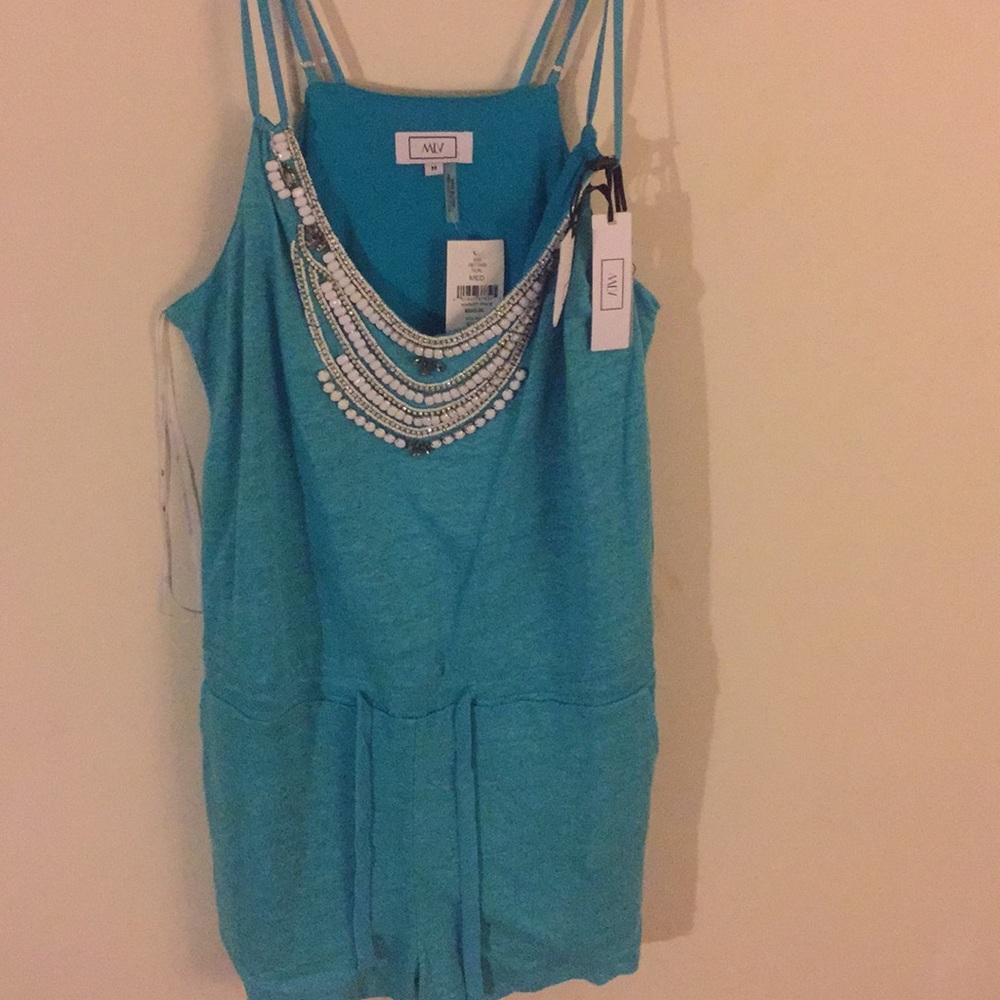 New Teal MLV romper